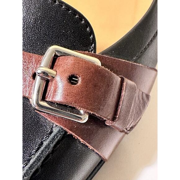 Rare Hermes Leather Kelly Buckle Loafer Women Size 37 US 6.5 Good Cond. W/ Dust - Picture 8 of 16